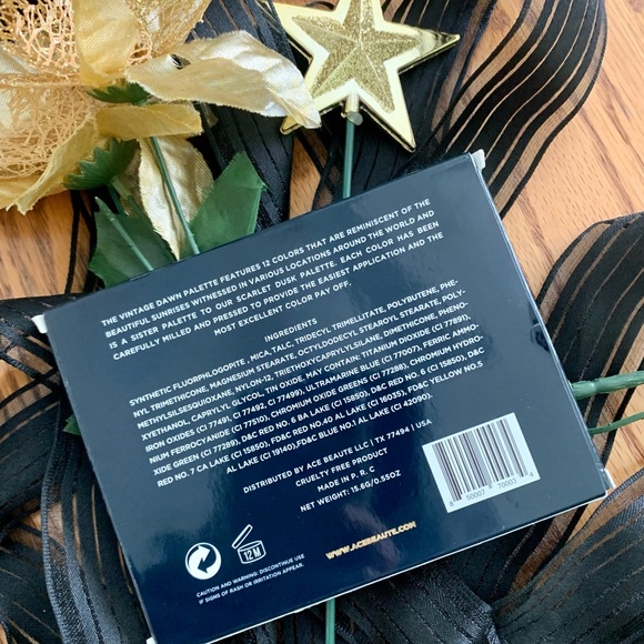 Ace Beautē Vintage Dawn Eyeshadow Palette 12 Vibrant Shades~Brand New In Box - Picture 8 of 14